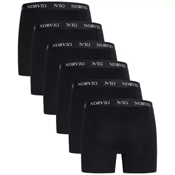 NORVIG 6-pack boxershorts, Black