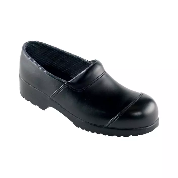 Euro-Dan Airlet Flex safety clogs with heel cover S2, Black, large image number 0