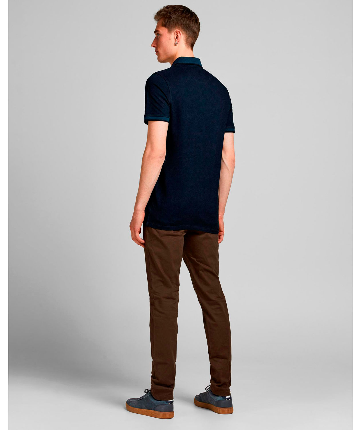 Jack & Jones JJEPAULOS polo shirt, Dark navy