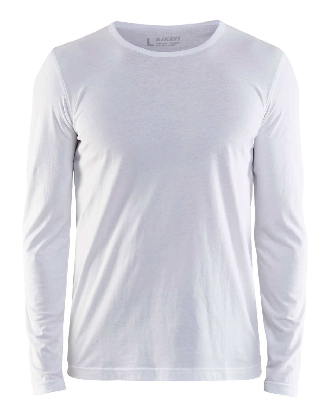 Bl&aring;kl&auml;der lang&aelig;rmet T-shirt, Vit, Vit, swatch