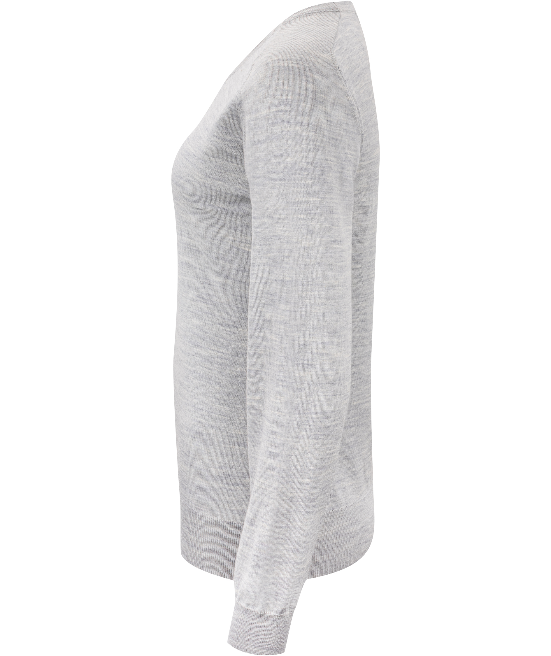 J. Harvest & Frost Damen Strickpullover mit Merinowolle, Light Grey Melange, large image number 3