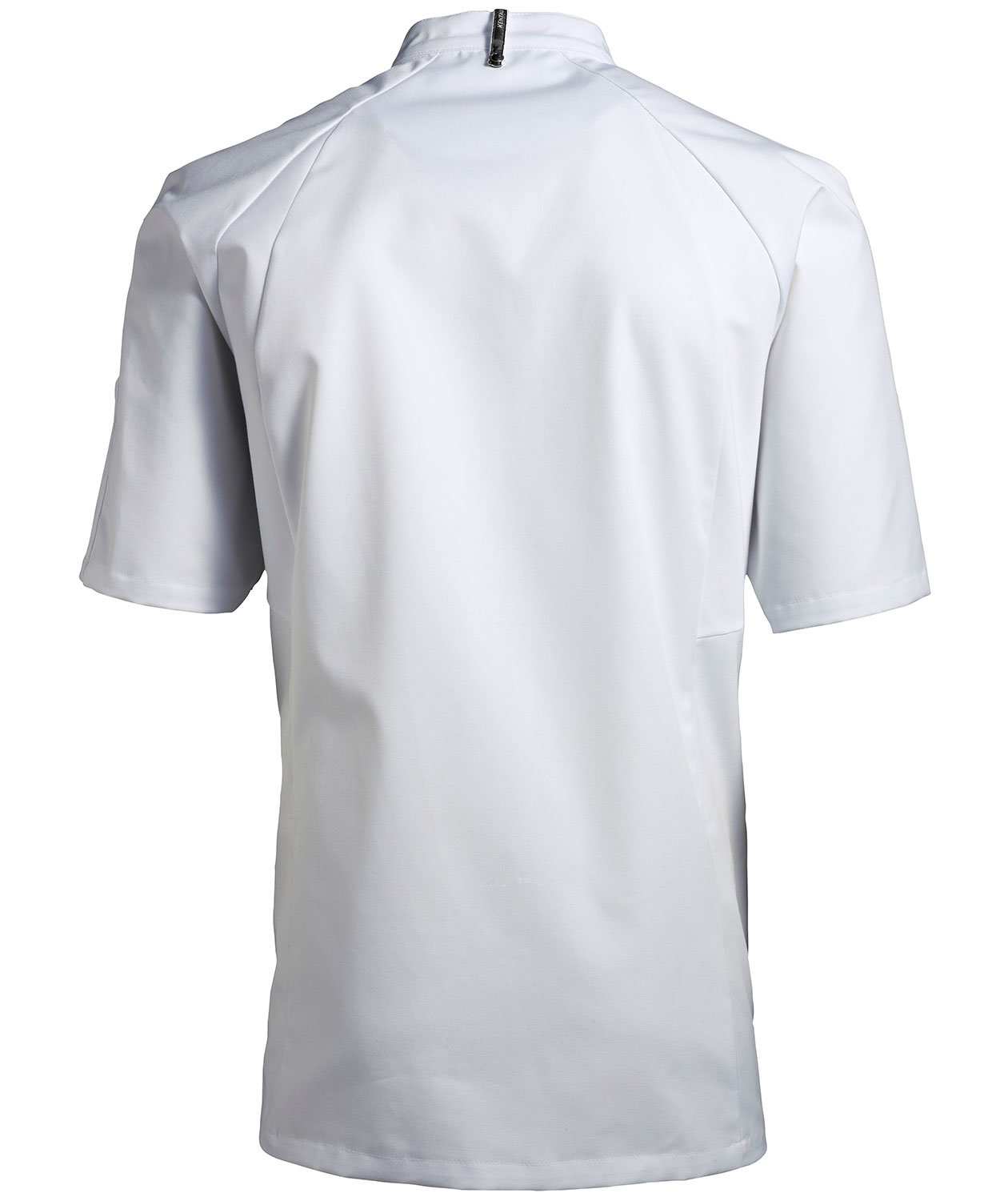 Kentaur kort&auml;rmad kock-/serveringsjacka med Fairtrade bomull, Vit