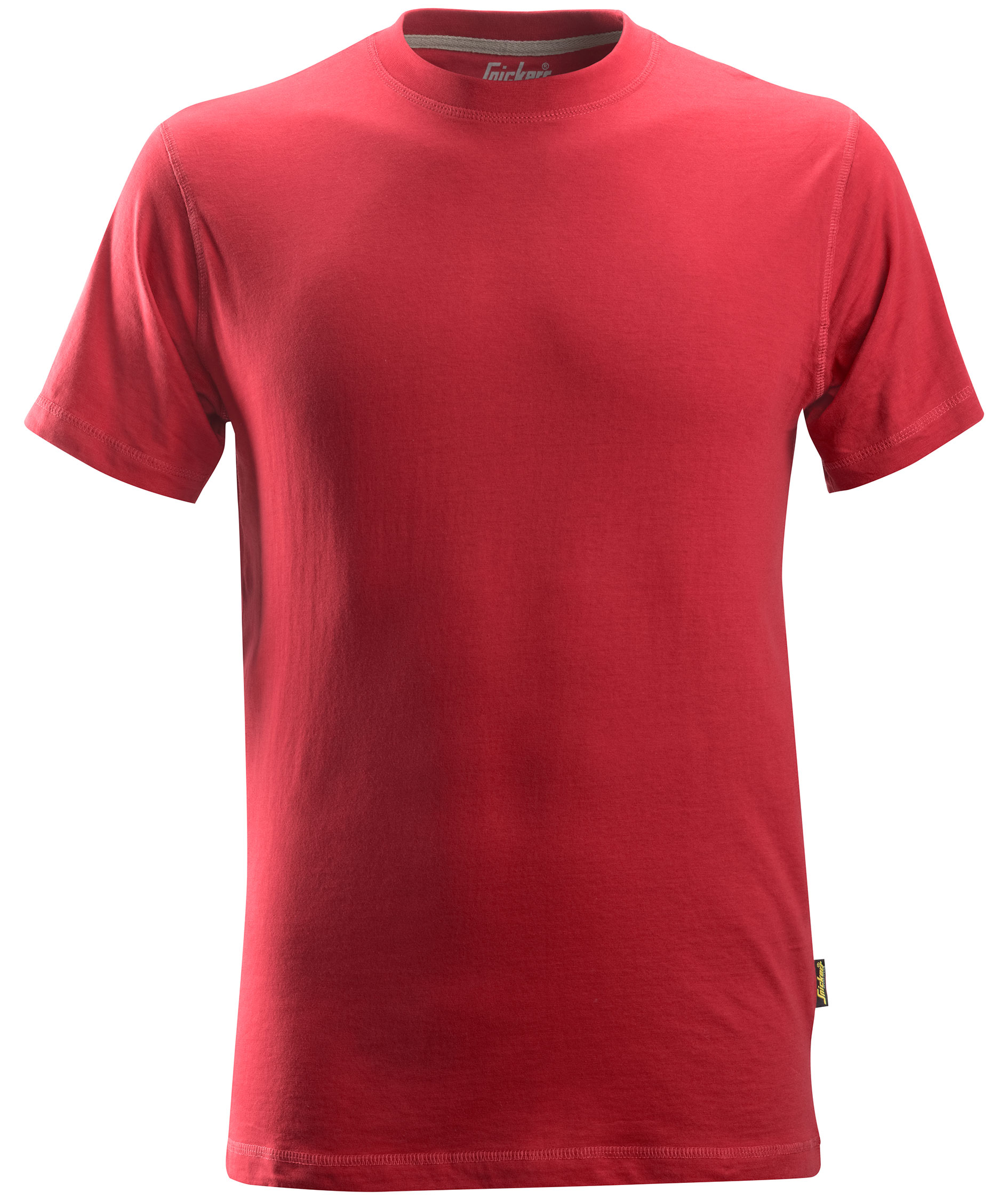 Snickers T-shirt 2502, Red, Red, swatch