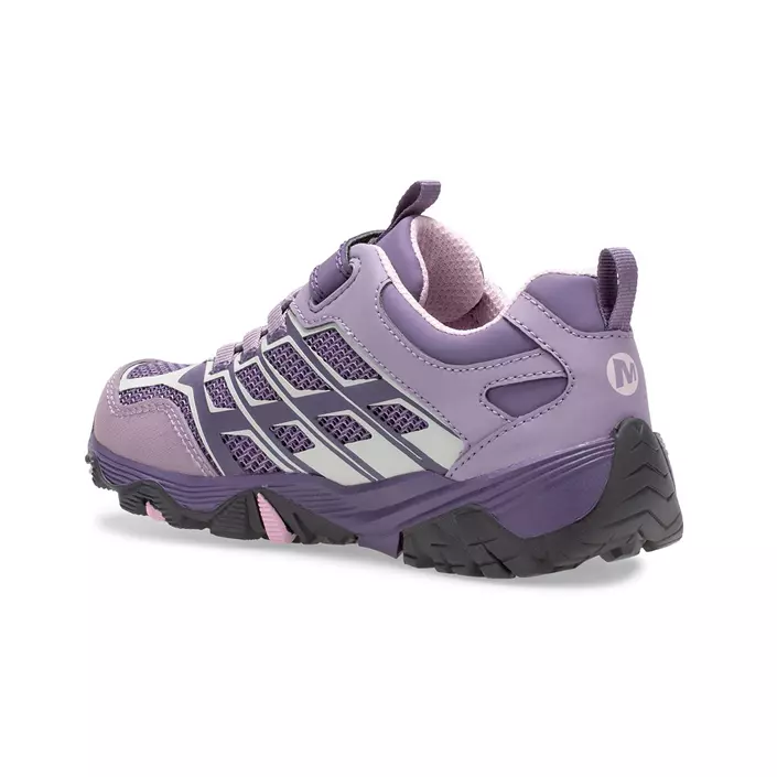 Merrell Moab FST Low A/C WP sneakers for kids, Cadet/Purple Ash, large image number 2