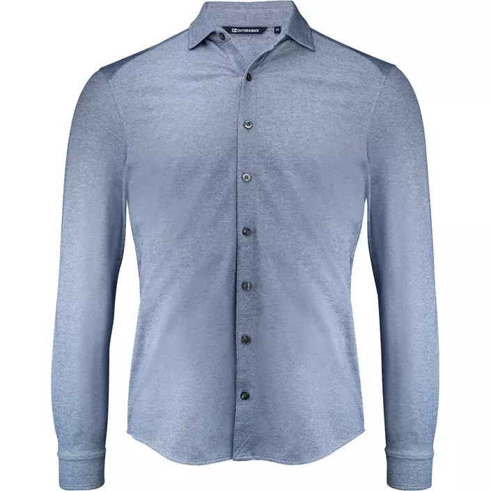 Cutter & Buck Advantage Slim fit skjorte, Indigo Melange, large image number 0