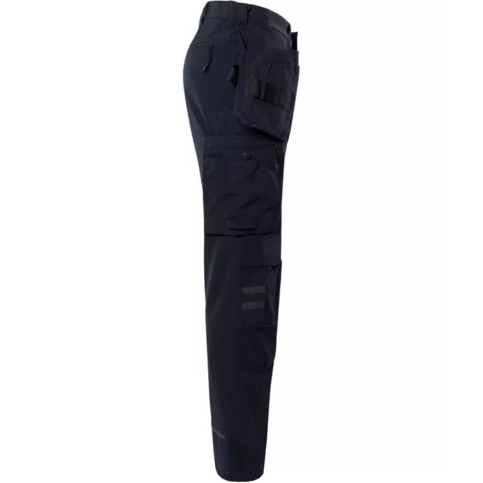 Fristads craftsman trousers 2596 LWS full stretch, Dark Marine Blue, large image number 2