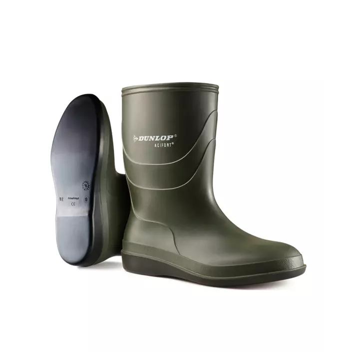 Dunlop Acifort Biosecure rubber boots, Green, large image number 0
