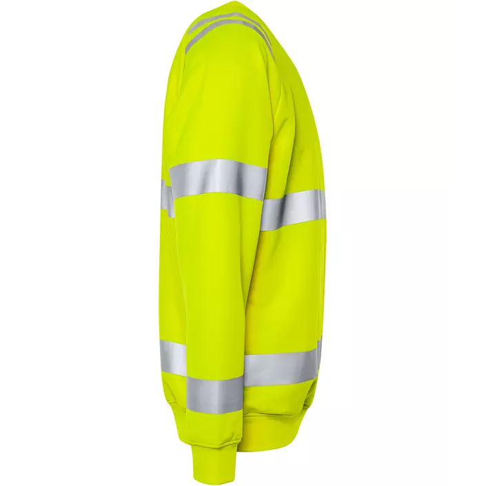 Fristads sweatshirt 7862 GPSW, Hi-Vis Yellow, large image number 4