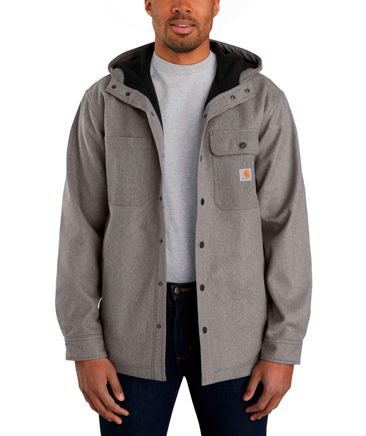 Carhartt fleece skjorta jacka, Black Heather