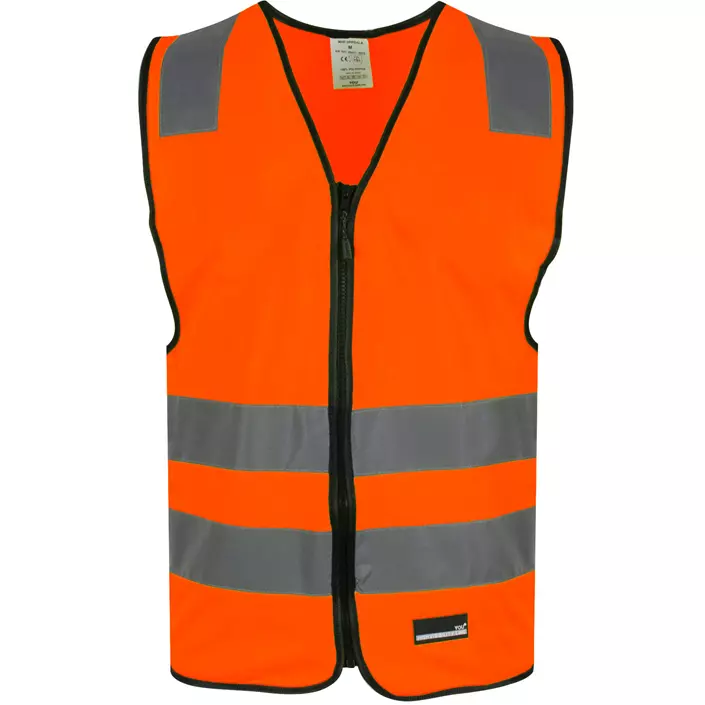 YOU Uppsala unisex safety waistcoat, Hi-vis Orange, large image number 0