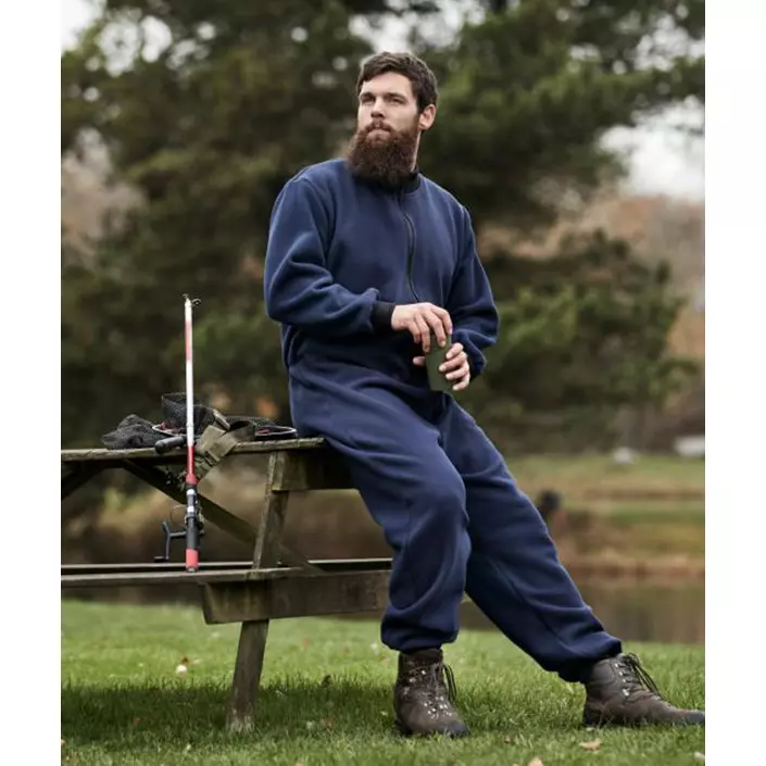 ELKA fleece heldragt, Marine, large image number 1