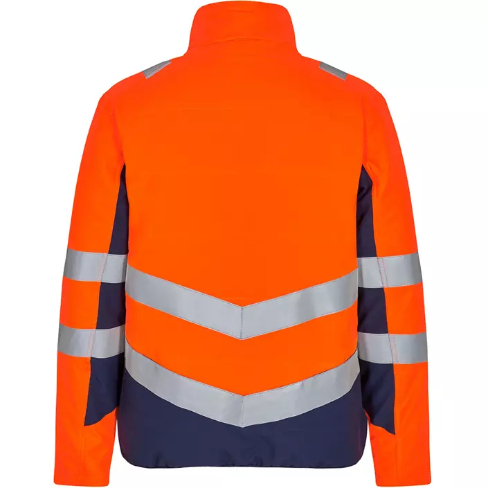 Engel Safety quiltet jakke, Orange/Blue Ink, large image number 1