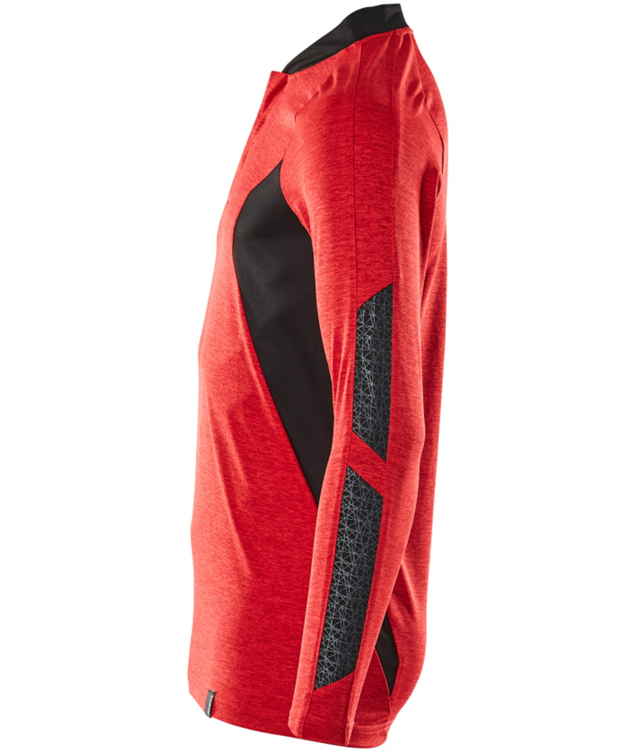 Mascot Accelerate Coolmax long-sleeved polo shirt, Signal red/black, Signal red/black, large image number 3