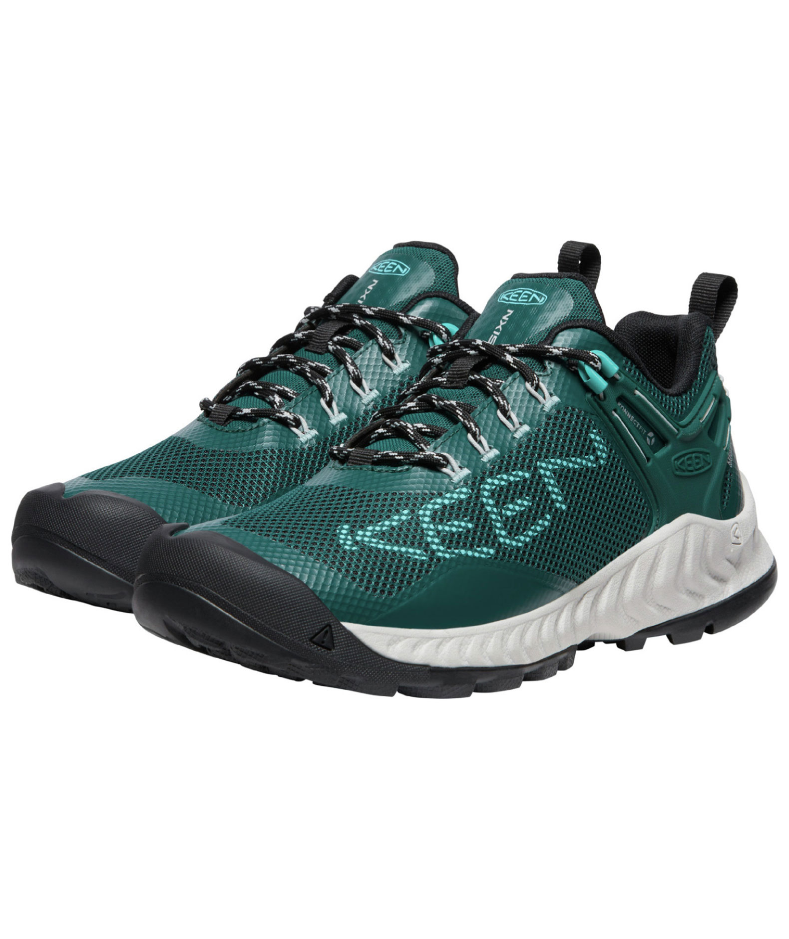 Keen Nxis Evo women's hiking shoes, Sea/Moss/Ipanema, large image number 3