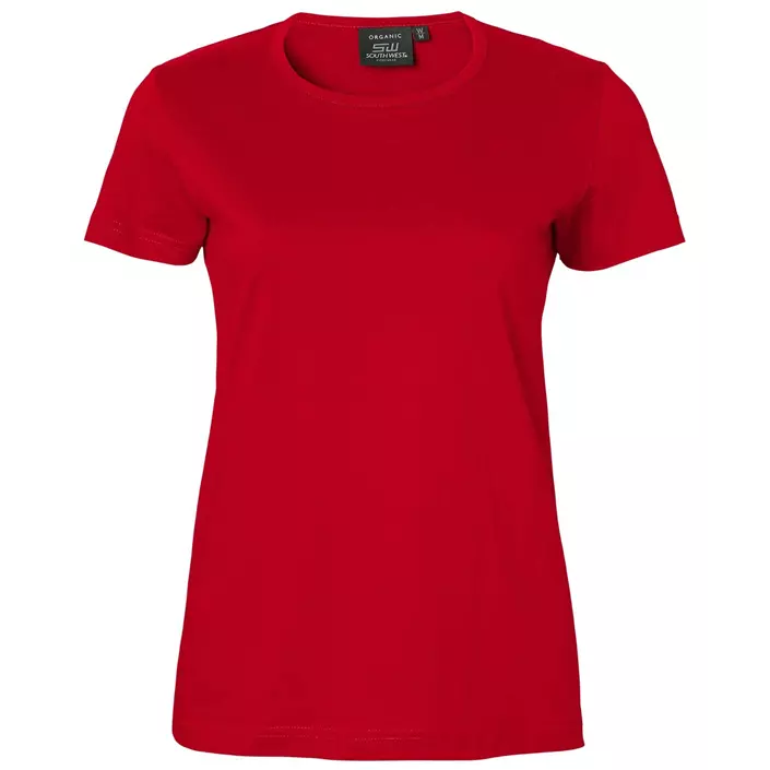 South West Venice økologisk dame T-shirt, Rød, large image number 0