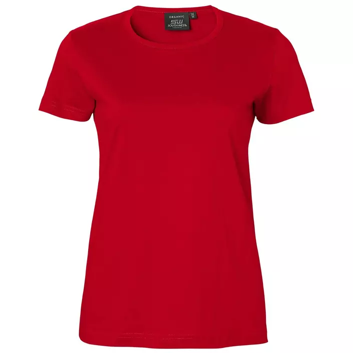 South West Venice økologisk dame T-skjorte, Rød, large image number 0