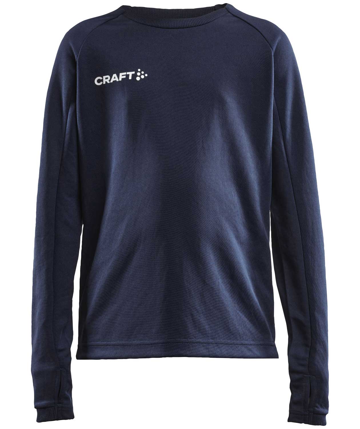 Craft Evolve sweatshirt til b&oslash;rn, Navy, Navy, swatch