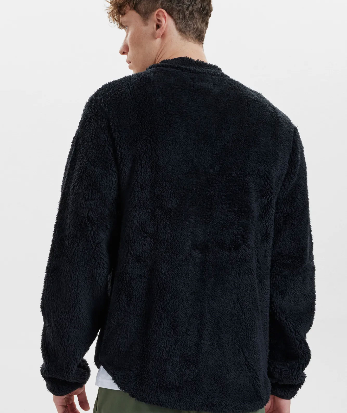 Rester&ouml;ds pile fleece jacket, Black, large image number 2