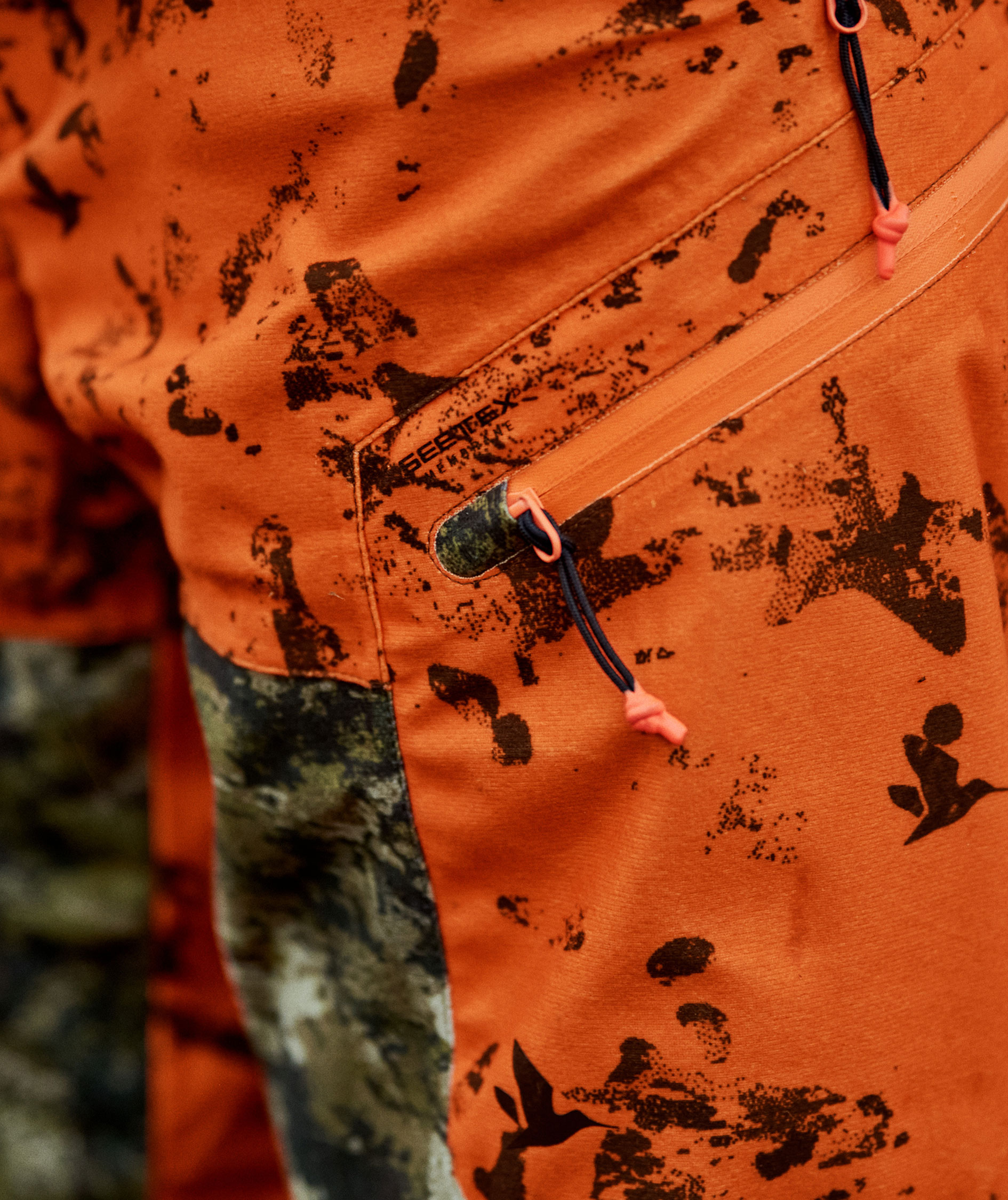 Seeland Vantage hunting trousers, InVis green/InVis orange blaze, large image number 8