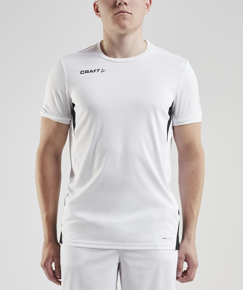 Craft Pro Control Impact T-shirt, White/Black, large image number 1