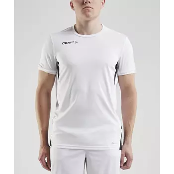 Craft Pro Control Impact T-Shirt, Weiß/Schwarz