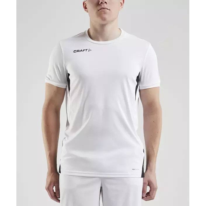 Craft Pro Control Impact T-shirt, White/Black, large image number 1