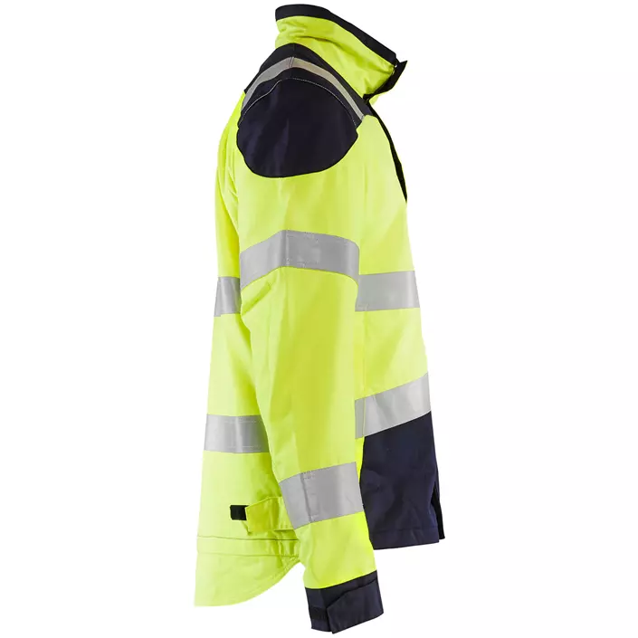 Blåkläder Multinorm arbeidsjakke, Hi-vis gul/marineblå, large image number 3