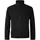 ID Zip'n'mix Active fleece sweater, Black, Black, swatch
