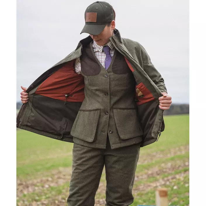 Seeland Hillside Harriet parkas med ull dam, Moss green, large image number 5