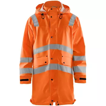 Blåkläder lång regnrock, Varsel Orange