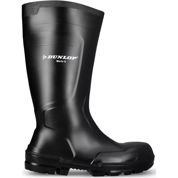 Dunlop Work-IT skyddsgummistövlar  S5, Svart, large image number 0