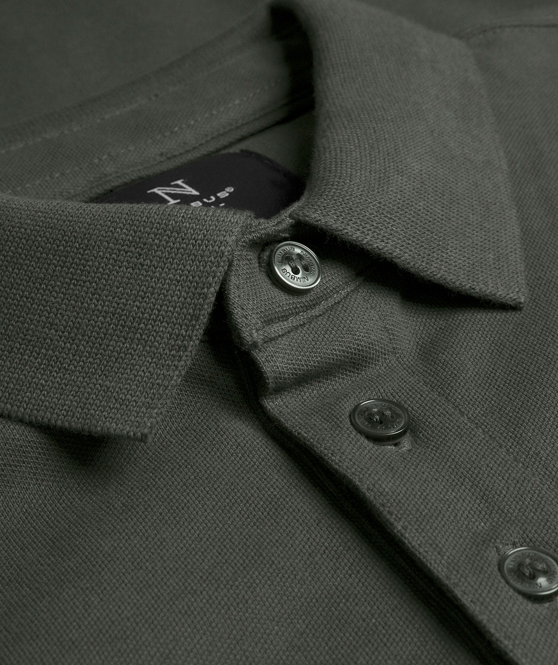 Nimbus Harvard Polo T-shirt, Olive Green, large image number 2