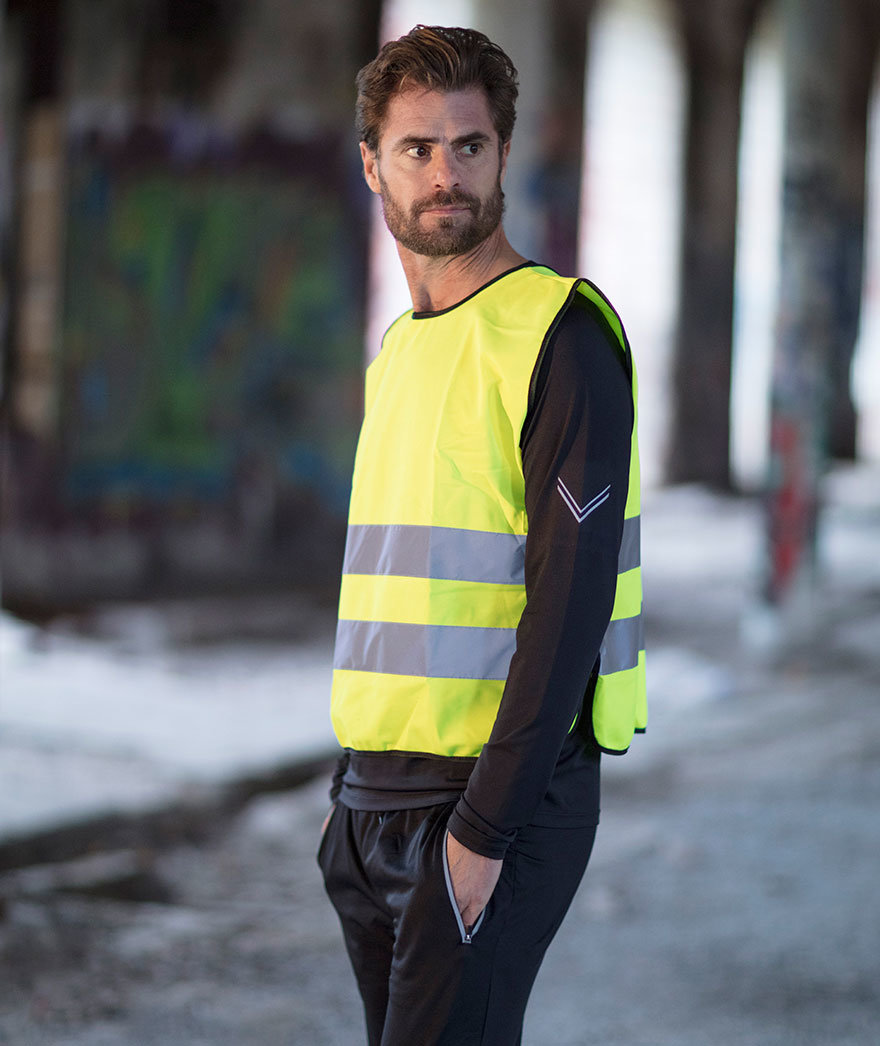 YOU G&oslash;teborg reflective safety vest, Hi-Vis Yellow, large image number 2