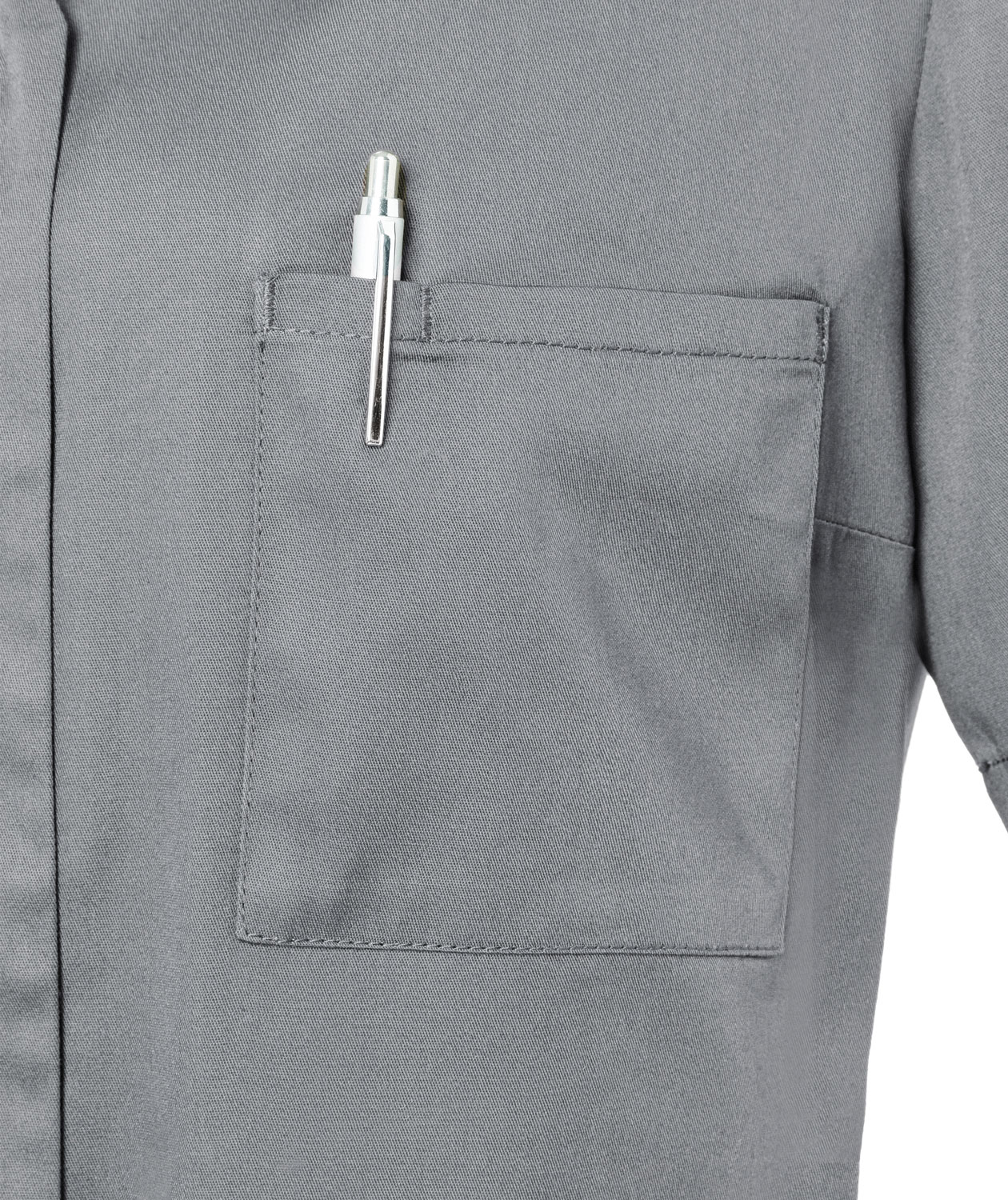 Karlowsky Essential kurz&auml;rmeliger Damen-Tunika, Platingrau, large image number 4