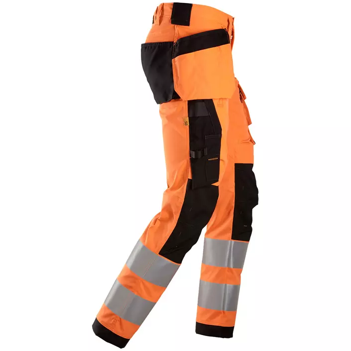 Snickers AllroundWork håndværkerbukser, Hi-Vis Orange/Sort, large image number 3