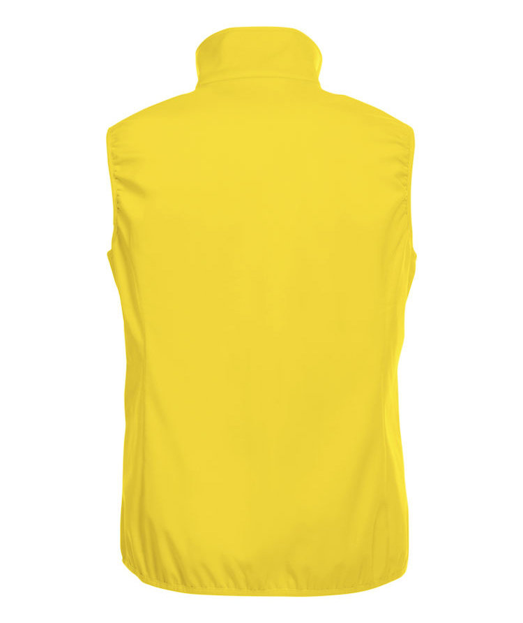 Clique Basic women's softshell vest, Lemon Yellow, large image number 2