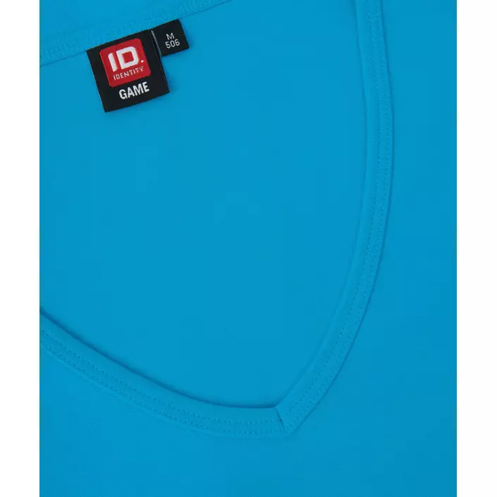 ID Interlock women's T-shirt, Turquoise, large image number 3