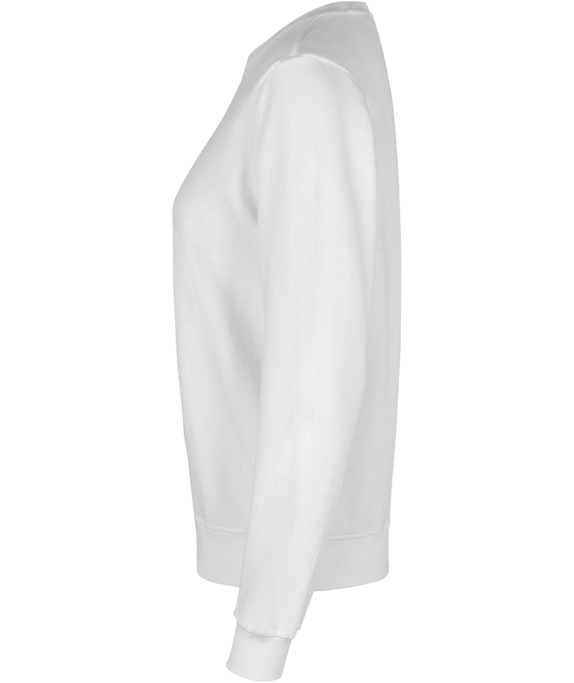 ID organic women's sweatshirt, White, large image number 2