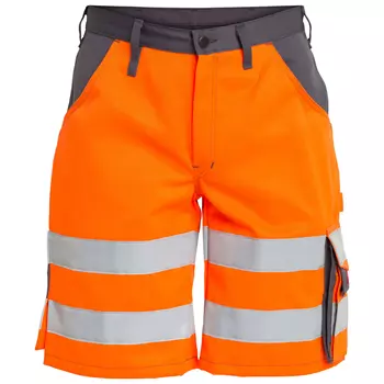 Engel work shorts, Hi-vis orange/Grey