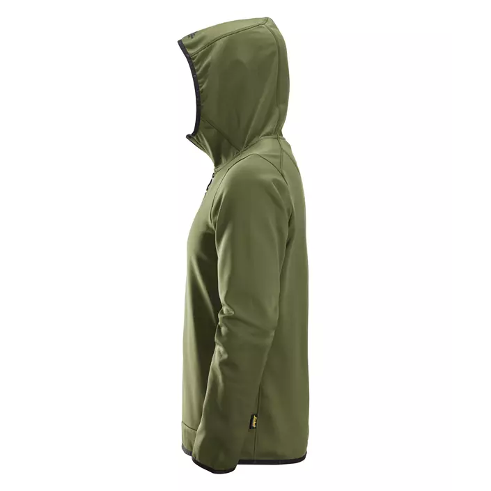 Snickers AllroundWork fleece hoodie 8058, Khaki green, large image number 3