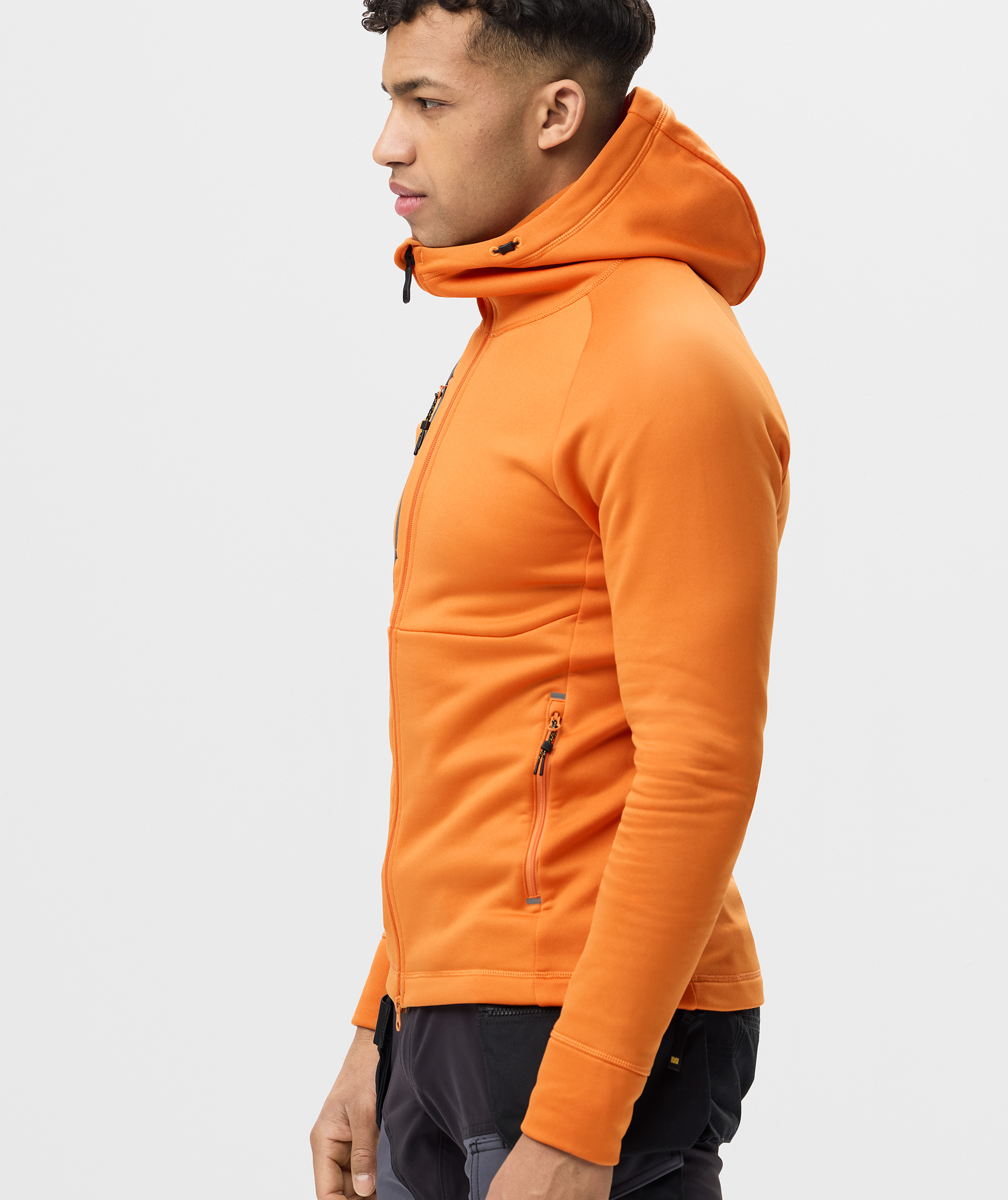 Snickers Flexiwork Polartec&reg; Hoodie mit Rei&szlig;verschluss 8026 full stretch, Warm Orange, Warm Orange, large image number 6