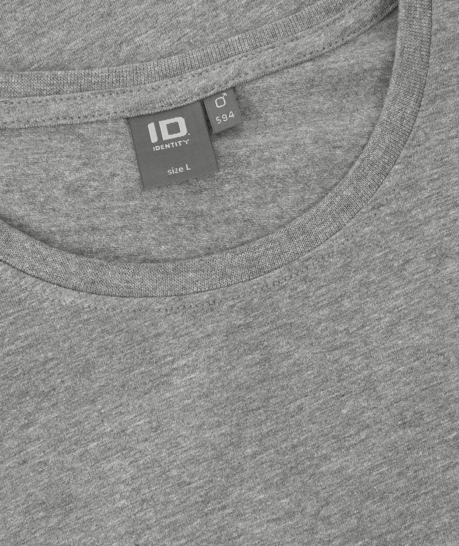 ID T-shirt with stretch, Grey Melange, large image number 3
