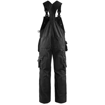 Blåkläder craftsman bib and brace trousers, Black