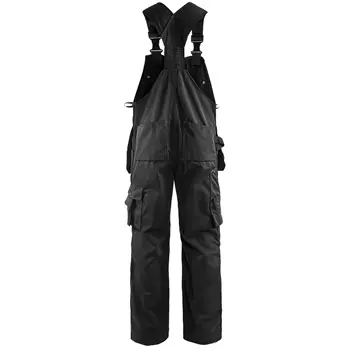Blåkläder craftsman bib and brace trousers, Black