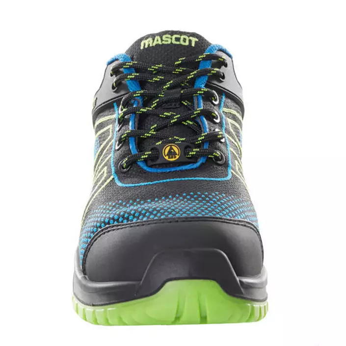Mascot Energy safety shoes S1P, Black/cobalt blue/lime green, large image number 3