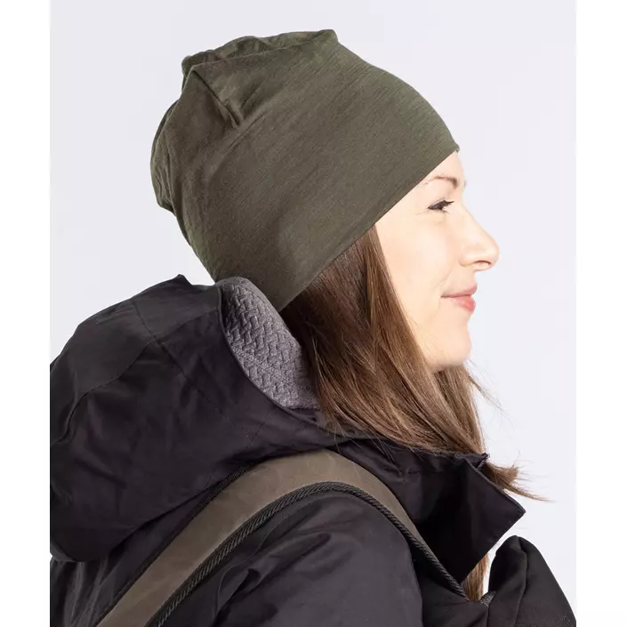 Pinewood hue med merinould, Moss green, Moss green, large image number 2