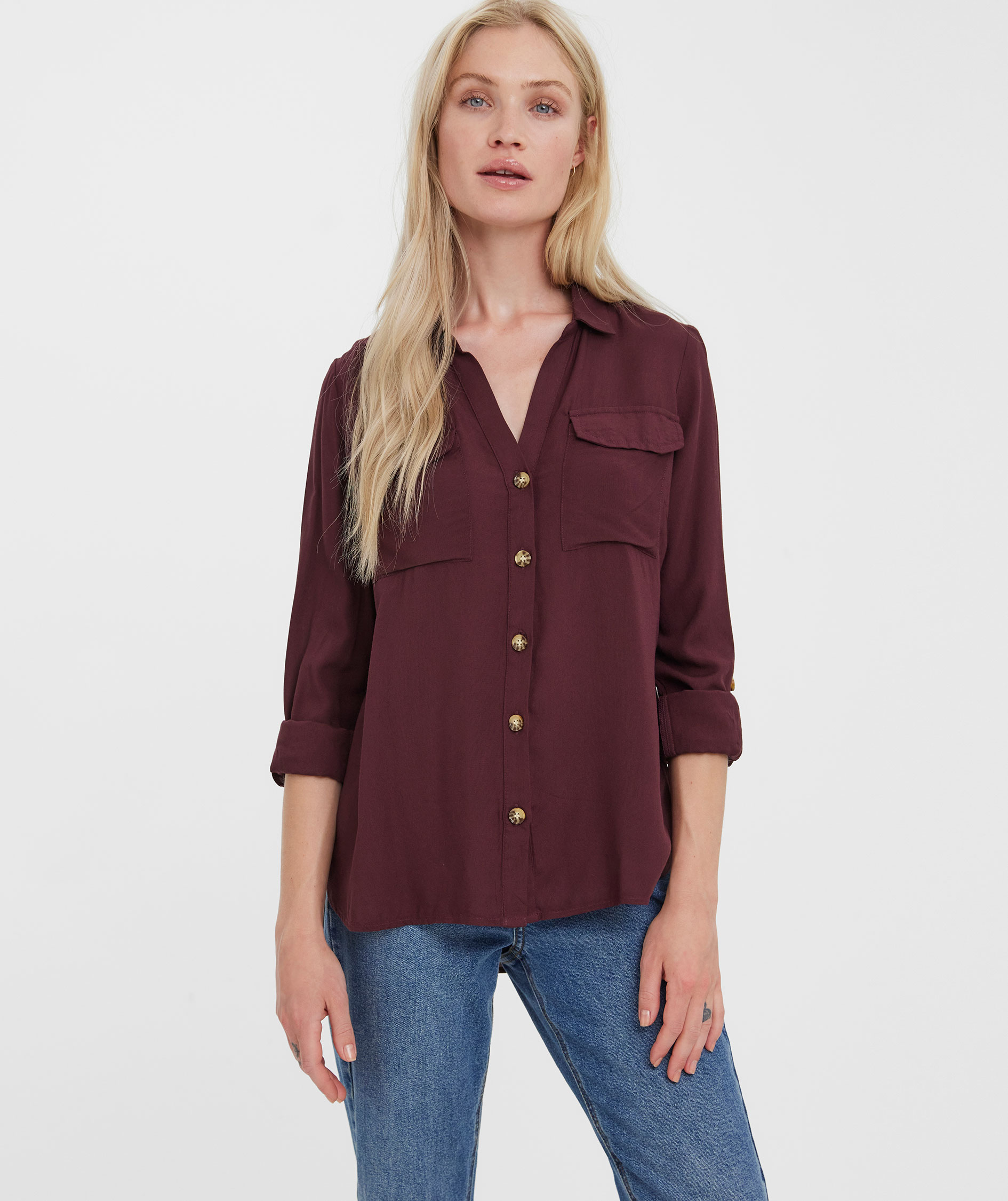 Vero Moda VMBUMPY skjorta dam, Winetasting