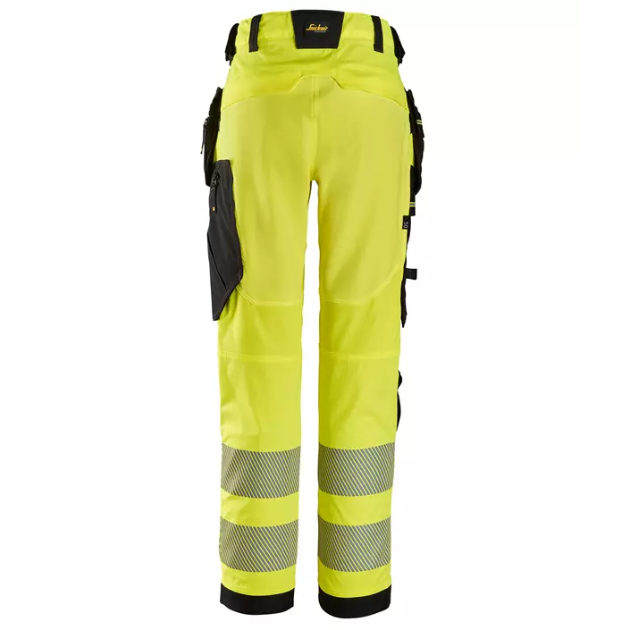 Snickers craftsman trousers 6943, Hi-vis Yellow/Black, large image number 1