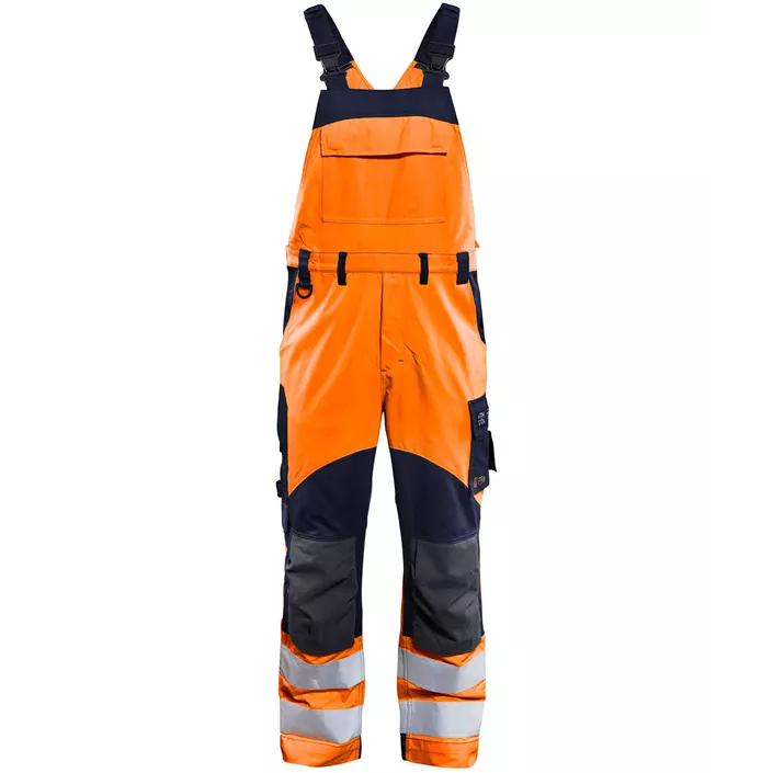 Blåkläder Multinorm arbeidsselebukse, Hi-vis Oransje/Marineblå, large image number 0
