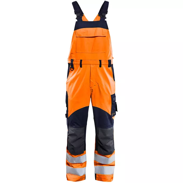 Blåkläder Multinorm arbeidsselebukse, Hi-vis Oransje/Marineblå, large image number 0